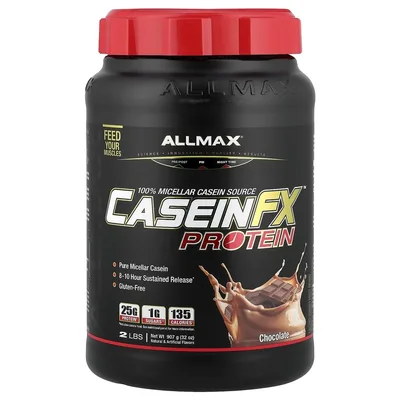 ALLMAX, 100% мицеллярный казеин, шоколад, 907 г (2 фунта)