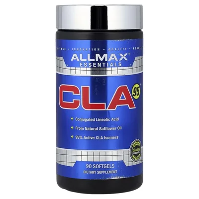 ALLMAX, конъюгированная линолевая кислота, 1000 мг, 90 желатиновых капсул