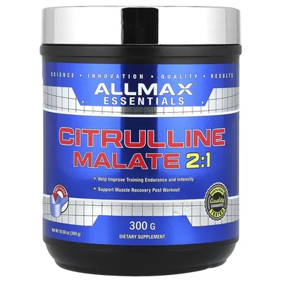 ALLMAX, цитруллина малат 2:1, 300 г (10,58 унции)