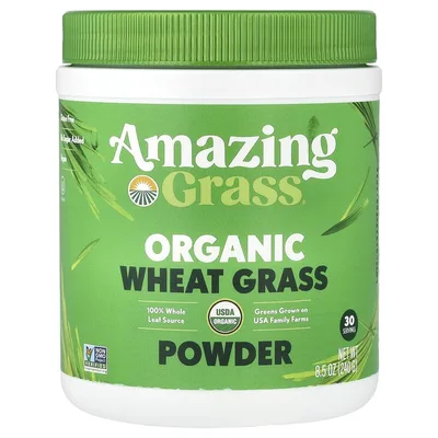 Amazing Grass, Органический порошок из ростков пшеницы, 240 г (8,5 унции)