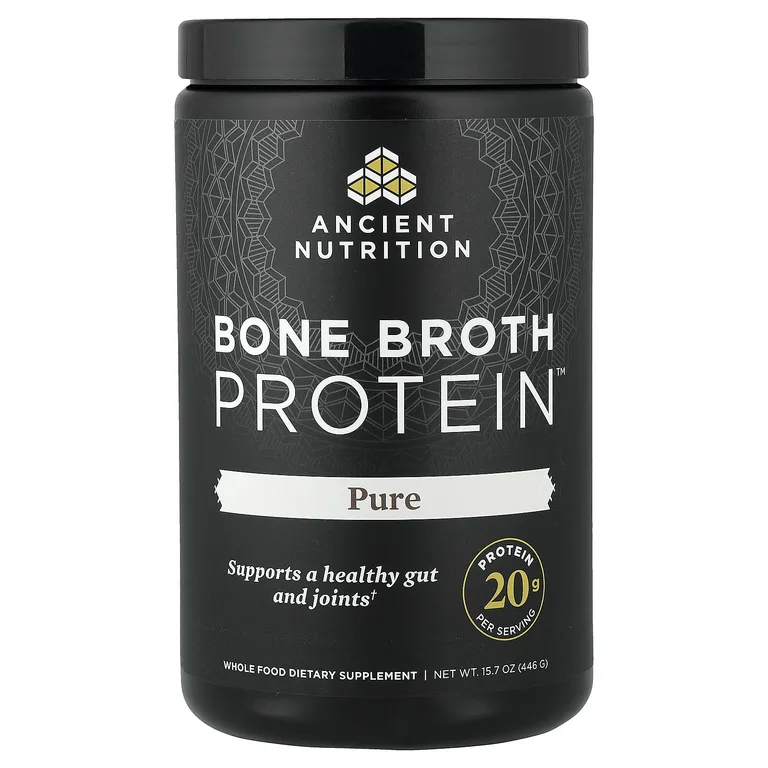 Ancient Nutrition, чистый протеиновый порошок, 446 г (15,7 унции)