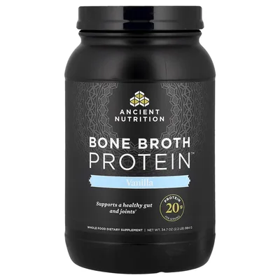 Ancient Nutrition, протеин, со вкусом ванили, 984 г (2,2 фунта)
