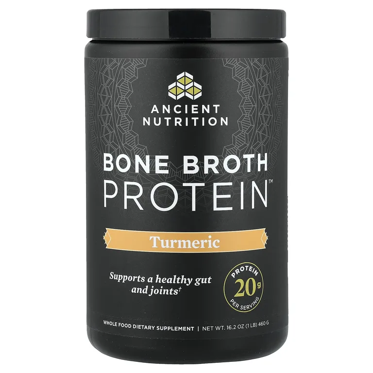 Ancient Nutrition, протеиновый порошок, куркума, 460 г (1 фунт)