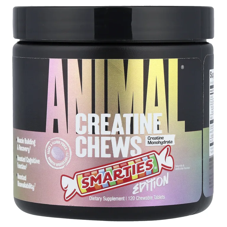 Animal, Creatine Chews, Smarties® Edition, 120 жевательных таблеток
