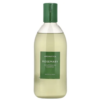 Aromatica, Шампунь для снятия чешуек и кожи головы, розмарин, 400 мл (13,5 жидк.)