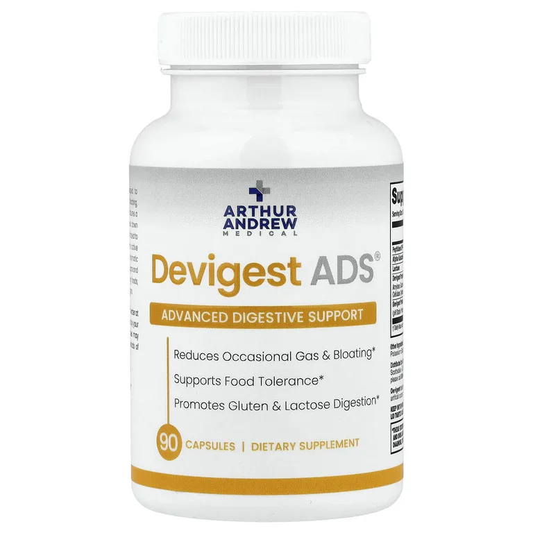 Arthur Andrew Medical, Devigest ADS®, улучшенная поддержка пищеварения, 90 капсул