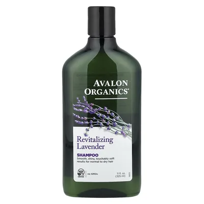 Avalon Organics, шампунь для нормальных и сухих волос, питательная лаванда, 325 мл (11 жидк. унций)