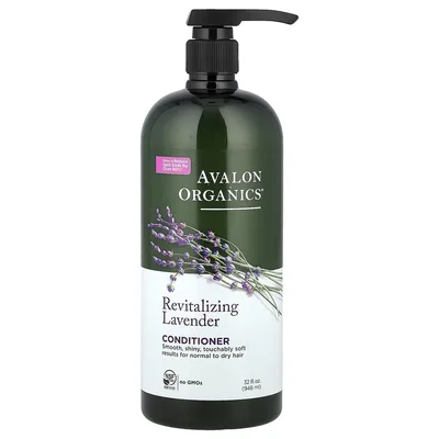 Avalon Organics, Восстанавливающий кондиционер с лавандой, для нормальных и сухих волос, 946 г (32 жидк. Унции)