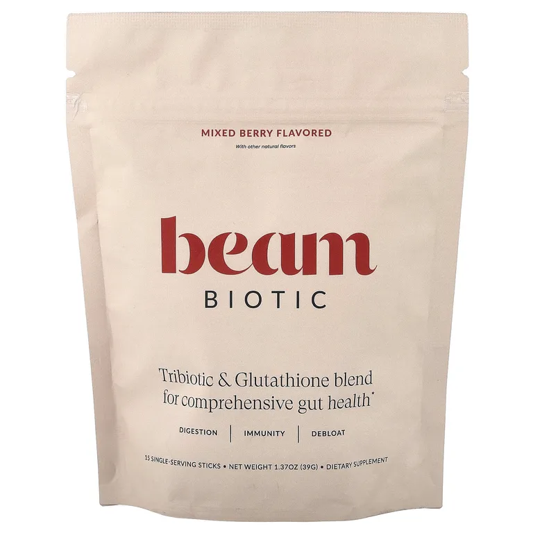 Beam, Biotic, ягодное ассорти, 15 стик-пакетов по 2,6 г (0,09 унции)