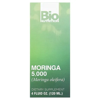 Bio Nutrition, моринга 5000, 120 мл (4 жидк. унции)