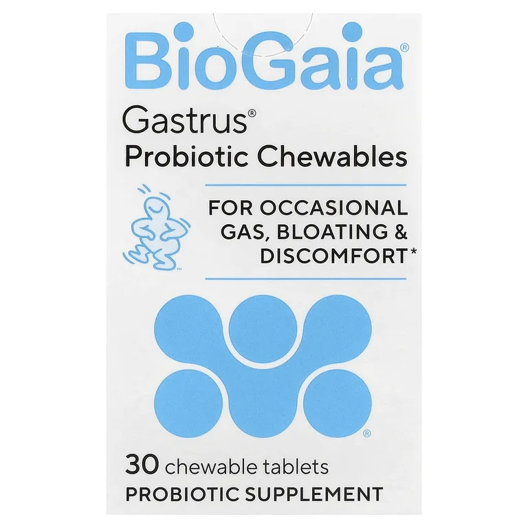 BioGaia, жевательные пробиотики, 30 жевательных таблеток