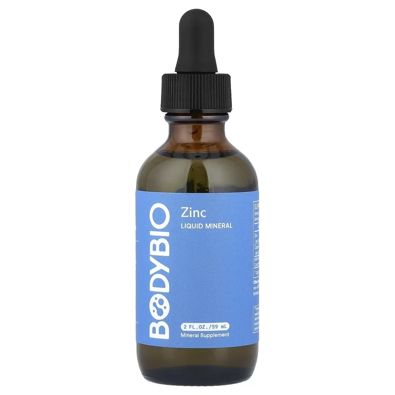 BodyBio, Жидкий минеральный цинк, 59 мл (2 жидк. Унции)
