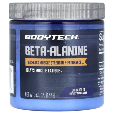 BodyTech, Бета-аланин, без добавок, 144 г (5,1 унции)