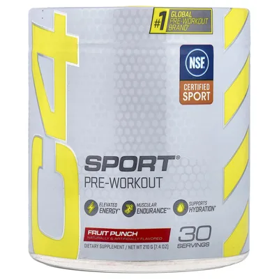 C4 / Cellucor, предтренировочный комплекс, фруктовый пунш, 210 г (7.4 унций)
