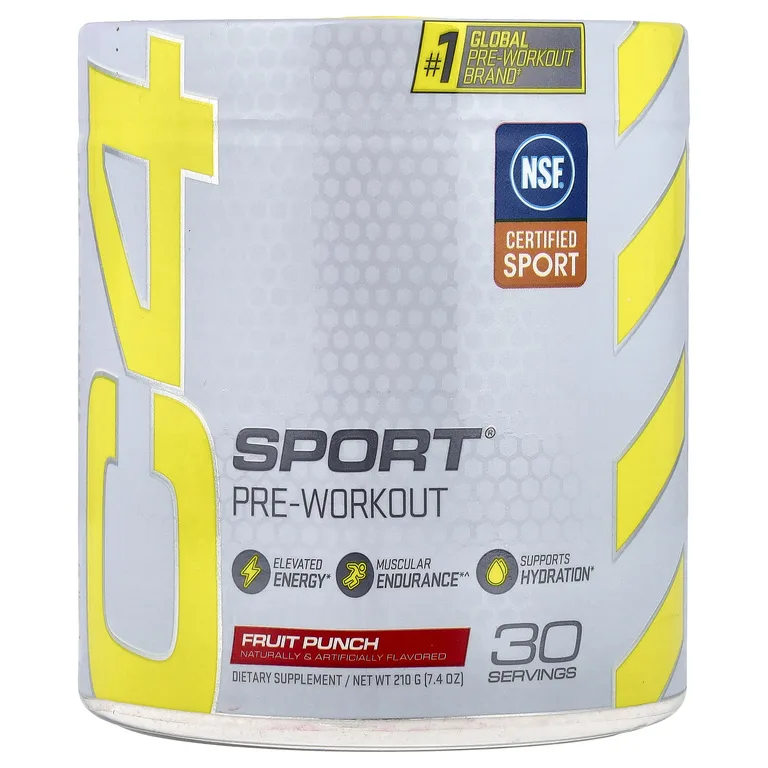 C4 / Cellucor, предтренировочный комплекс, фруктовый пунш, 210 г (7.4 унций)