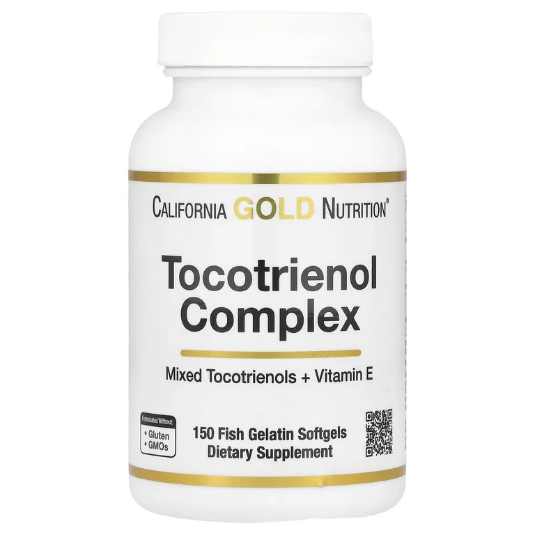 California Gold Nutrition, комплекс токотриенолов с витамином E, 150 капсул из рыбьего желатина