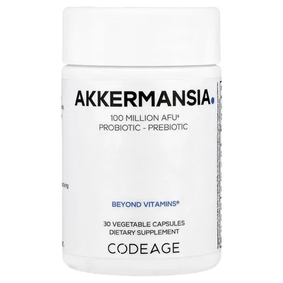 Codeage, Akkermansia, 30 растительных капсул