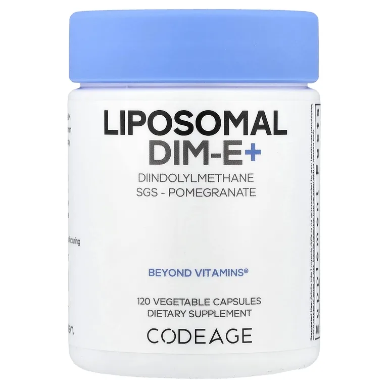 Codeage, Liposomal DIM-E+, дииндолилметан и витамин E, 120 растительных капсул