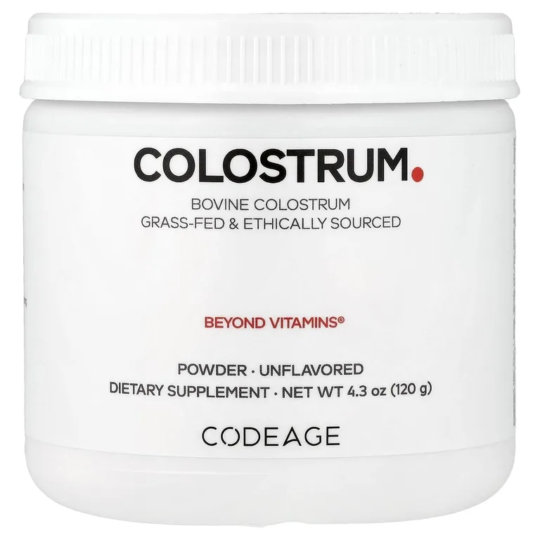 Codeage, молозиво в порошке, с нейтральным вкусом, 120 г (4,3 унции)