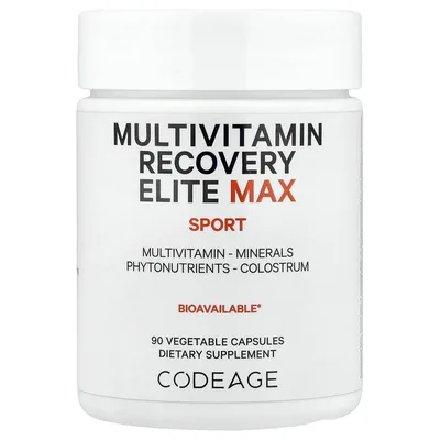 Codeage, Sport, Multivitamin Recovery Elite Max, 90 растительных капсул
