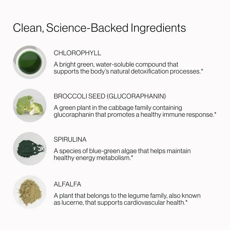 Cymbiotika, Super Greens, с хлорофиллом, цитрусовым и лаймом, 30 пакетиков (15 мл) каждый