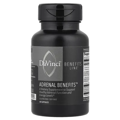DaVinci Laboratories, Benefits Line™, Adrenal Benefits™, 60 капсул