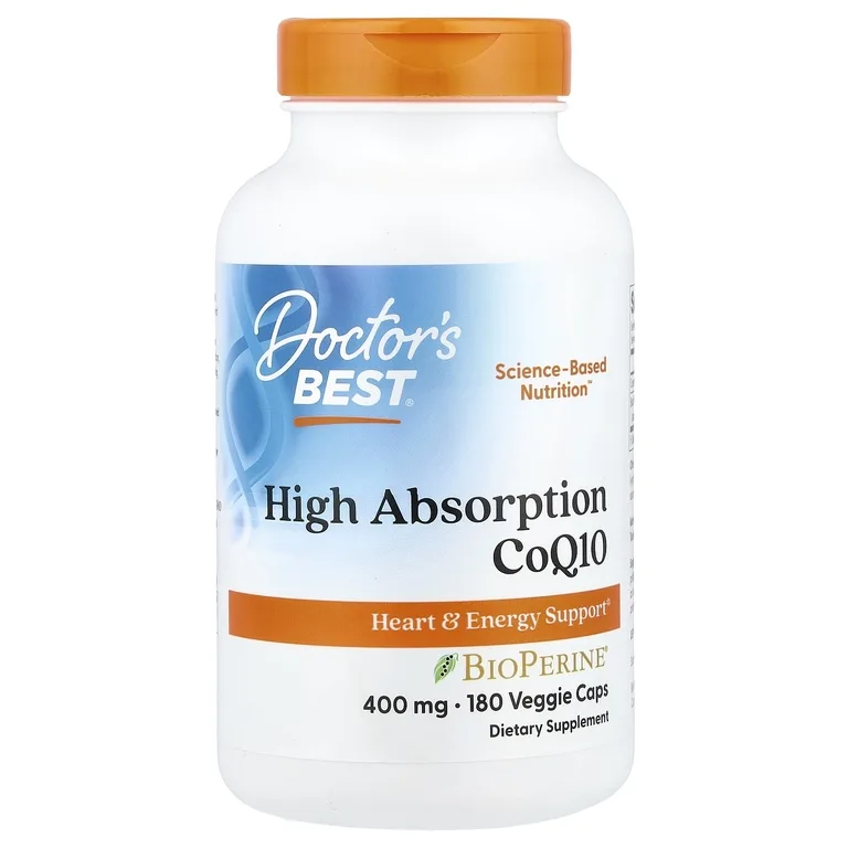 Doctor's Best, легкоусвояемый коэнзим Q10, 180 растительных капсул