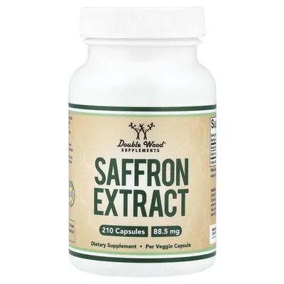 Double Wood Supplements, Saffron Extract, 88.5 mg, 210 Capsules