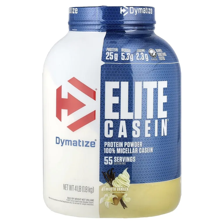 Dymatize, казеин, с ванильным вкусом, 1,8 кг (4 фунта)