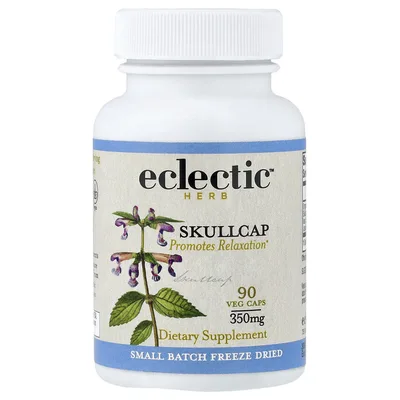 Eclectic Herb, шлемник, способствует расслаблению, 350 мг, 90 растительных капсул