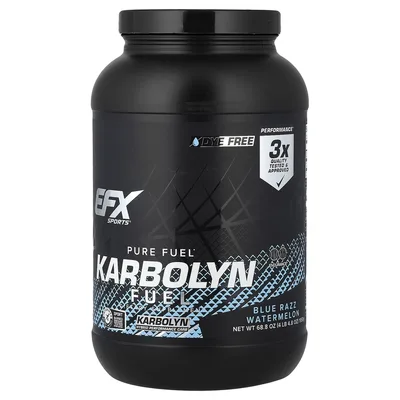 EFX Sports, Гибридный углевод, арбуз с голубой малиной, 1950 г (4 фунта 4,8 унции)