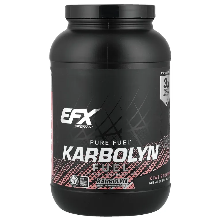 EFX Sports, Гибридный углевод, со вкусом киви и клубники, 1950 г (4 фунта, 4,8 унции)