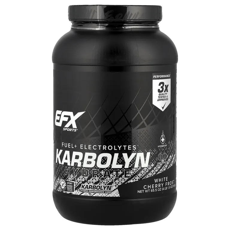 EFX Sports, Karbolyn® Hydrate, White Cherry Frost, 1856 г (4 фунта 1,5 унции)