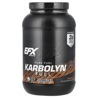 EFX Sports, углеводы, апельсин, 1950 г (4 фунта 4,8 унции)