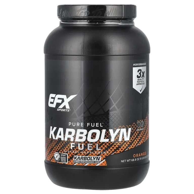EFX Sports, углеводы, апельсин, 1950 г (4 фунта 4,8 унции)
