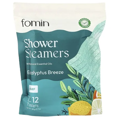 fomin, спреи для душа, эвкалипт, 12 таблеток