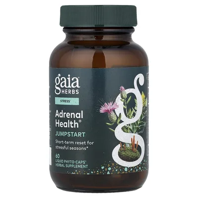 Gaia Herbs, комплекс для борьбы со стрессом, 60 капсул