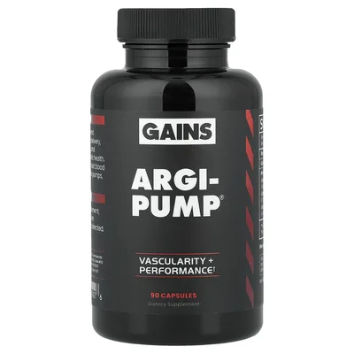 GAINS, Argi-Pump®, 90 капсул