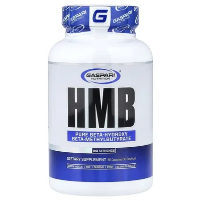 Gaspari Nutrition, HMB (гидроксиметилбутират), 90 капсул