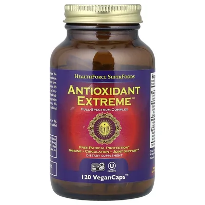 HealthForce Superfoods, комплекс антиоксидантов, версия 9.1, 120 веганских капсул