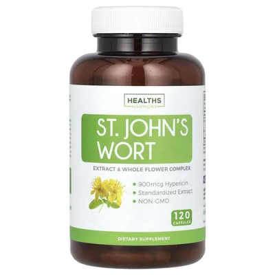 Healths Harmony, Зверобой, 120 капсул