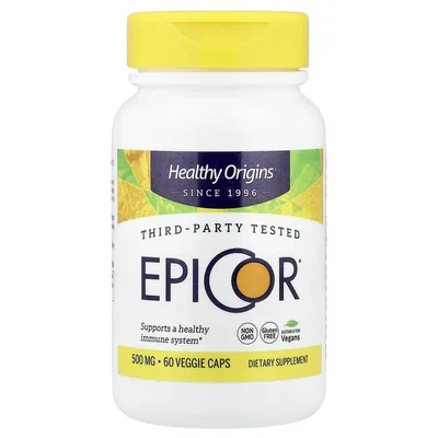 Healthy Origins, EpiCor®, 500 мг, 60 растительных капсул
