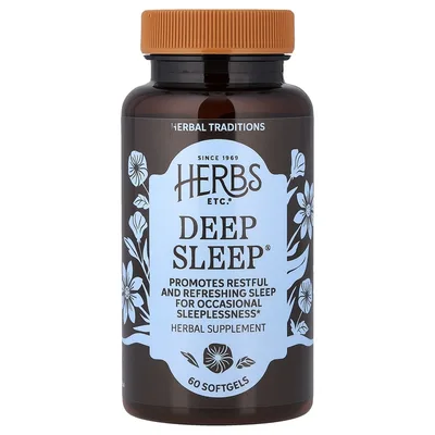 Herbs Etc., Deep Sleep®, 60 капсул (400 мг в каждой)