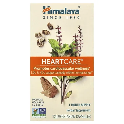 Himalaya, HeartCare, 120 вегетарианских капсул