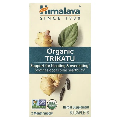 Himalaya, Трикату, улучшение работы желудка, 60 капсул