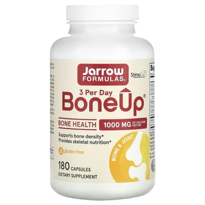 Jarrow Formulas, комплекс для поддержки плотности костной ткани с кальцием, 180 капсул