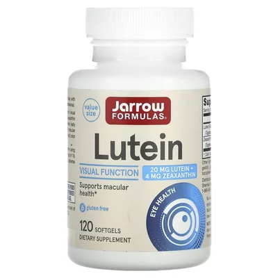 Jarrow Formulas, лютеин, 20 мг, 120 капсул