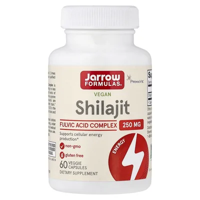Jarrow Formulas, веганское мумие, 250 мг, 60 растительных капсул