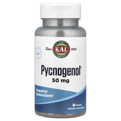 KAL, Pycnogenol®, 50 мг, 60 таблеток