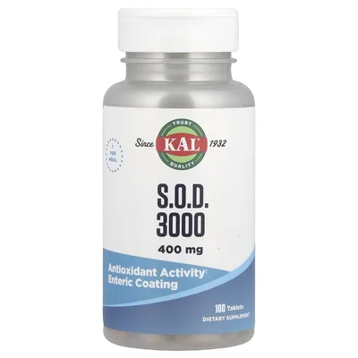KAL, SOD 3000, 400 мг, 100 таблеток